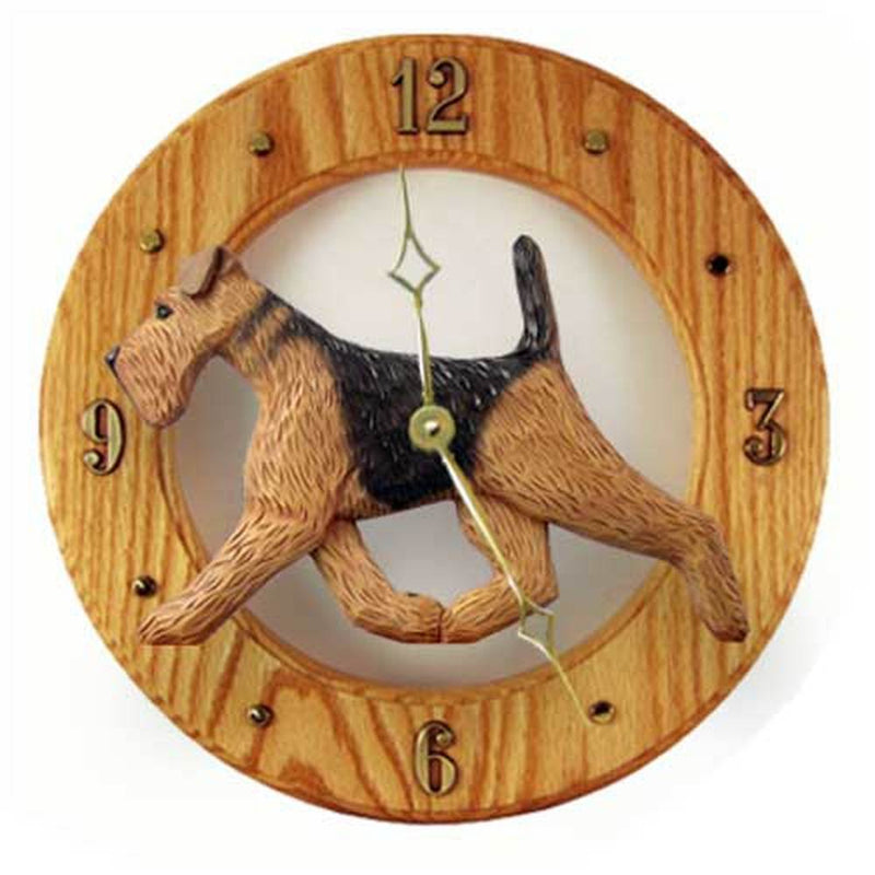 Airedale Terrier Wall Clock