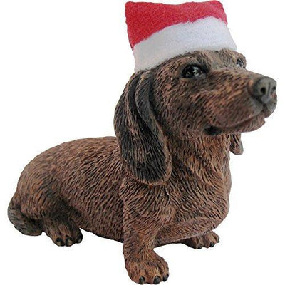 Dachshund, Longhaired Red, Ornament