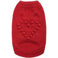 Valentine Heart Dog Sweater