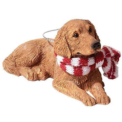 Golden Retriever, Laying Down, Ornament