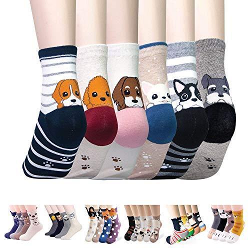Dog Patterned Women's Socks
