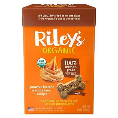 Organic Peanut Butter & Molasses Dog Treats