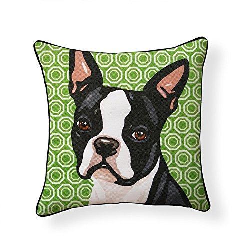Boston Terrier Pooch Decor Decorative Pillow