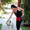 FreshStart DogiPack Hands Free and Organizational Dog Walking Belt (Grey)