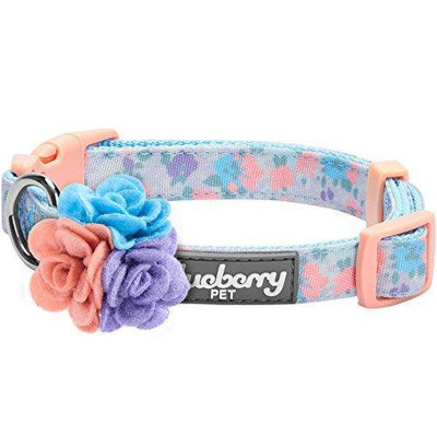 Easter Floral Print Dog Collar