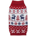 Ugly Christmas Reindeer Pullover Dog Sweater