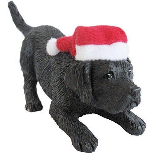 Labrador Retriever, Black Play Bow, Ornament