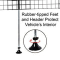 Arf Pets Adjustable Dog Car Wire Barrier