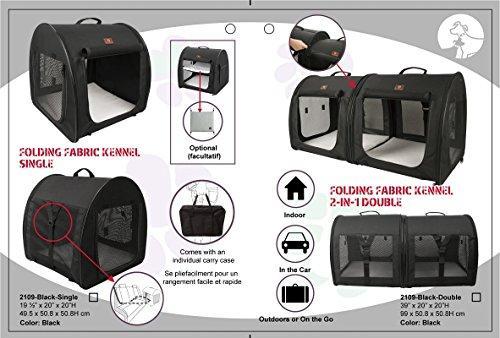 Portable 2-in-1 Double Pet Kennel