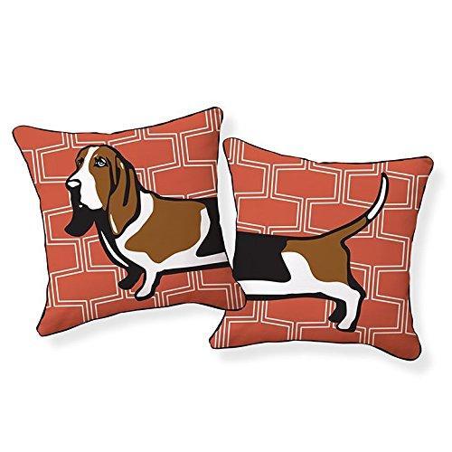 Basset Hound Pooch Decor Decorative Pillow