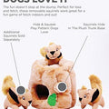Hide a Squirrel Interactive Puzzle Plush Dog Toy
