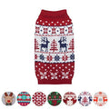 Ugly Christmas Reindeer Pullover Dog Sweater