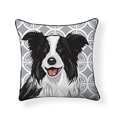 Border Collie Pooch Decor Decorative Pillow