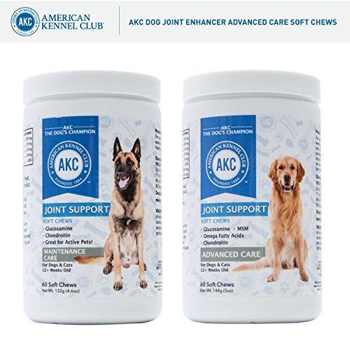 Dog Joint Advanced Supplement Soft Chews with Glucosamine, Chondroitin, MSM, Omega 3, Omega 6 - for Large Breed and Overweight Dogs, Helps with Joint Relief, Pain and Inflammation - Made In The USA