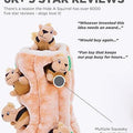 Hide a Squirrel Interactive Puzzle Plush Dog Toy
