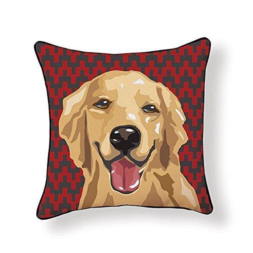 Golden Retriever Pooch Decor Decorative Pillow