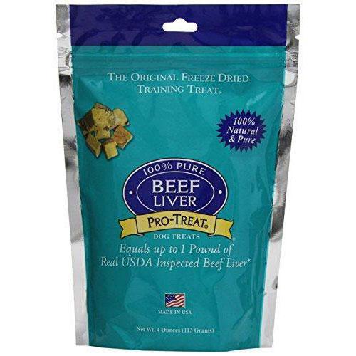 Stewart Pro-Treat Freeze Dried Liver Dog Training Treat, 4-Ounce