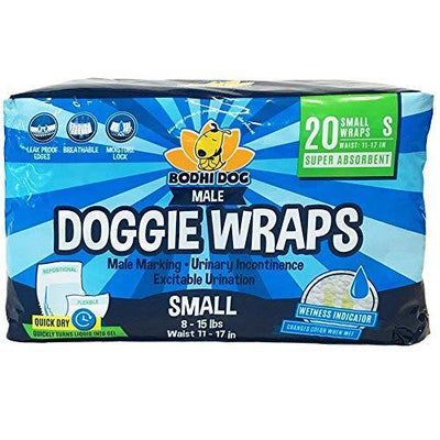 Premium Disposable Dog Male Wraps, 20 pack