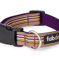 Nylon Mini Stripe Dog Collar
