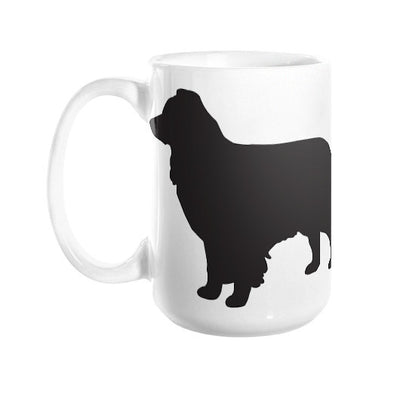 Australian Shepherd Silhouette Coffee Mug