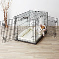 Double-Door Folding Metal Dog Crate