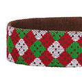 Christmas Dog Collar with Detachable Bow Tie