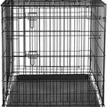 Double-Door Folding Metal Dog Crate