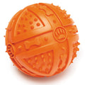 Chew & Squeak Rubber Dog Ball
