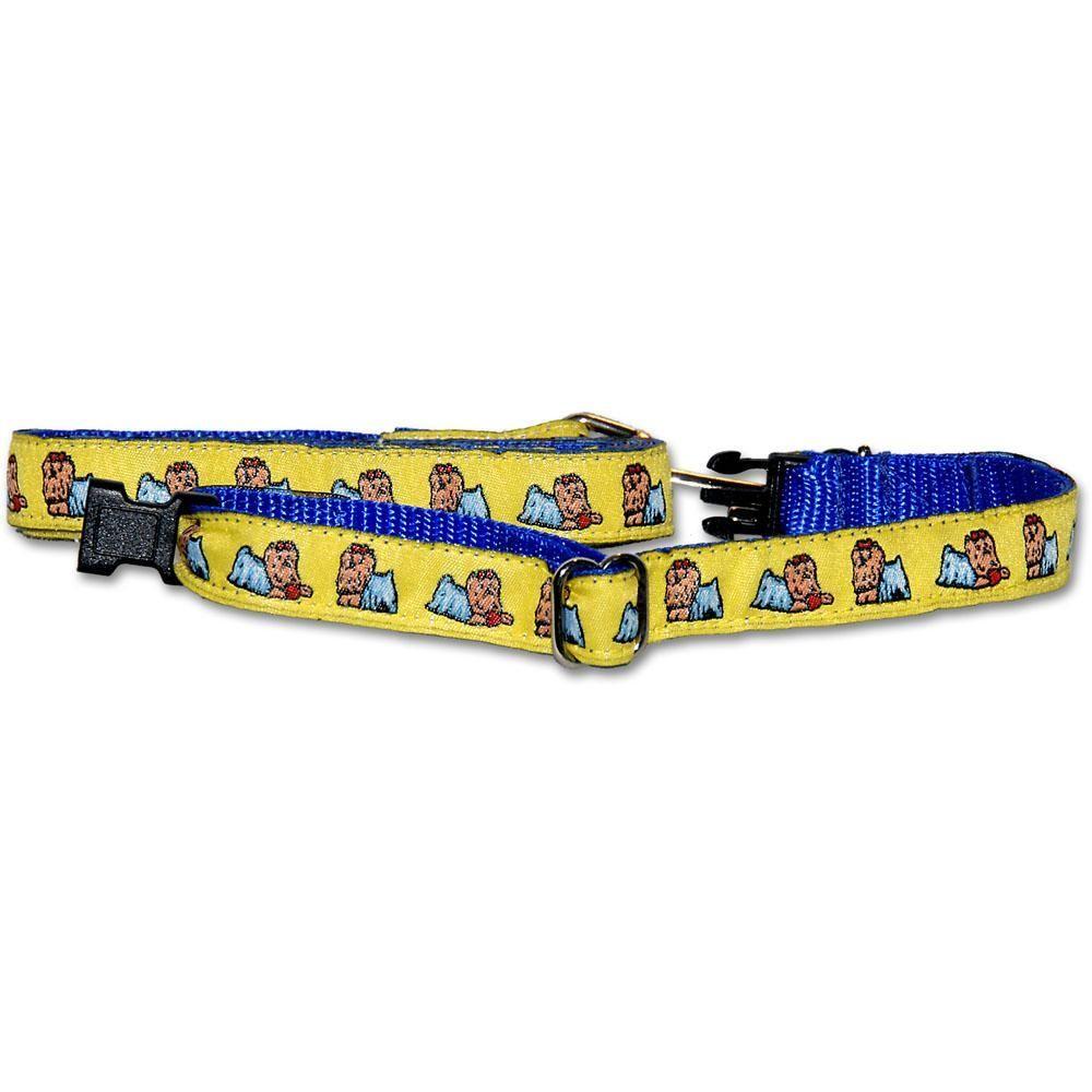 Yorkshire Terrier Collar and Leash Set