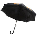 Shiba Inu Umbrella Gold on Black