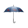 Standard Schnauzer Umbrella Red on Navy Blue