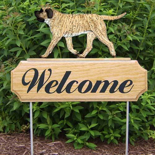 Mastiff Welcome Sign