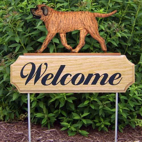 Mastiff Welcome Sign