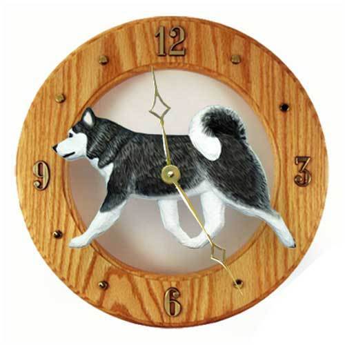 Siberian Husky Wall Clock