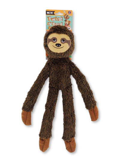 Sloth Dog Toy With Rope Arms and Legs