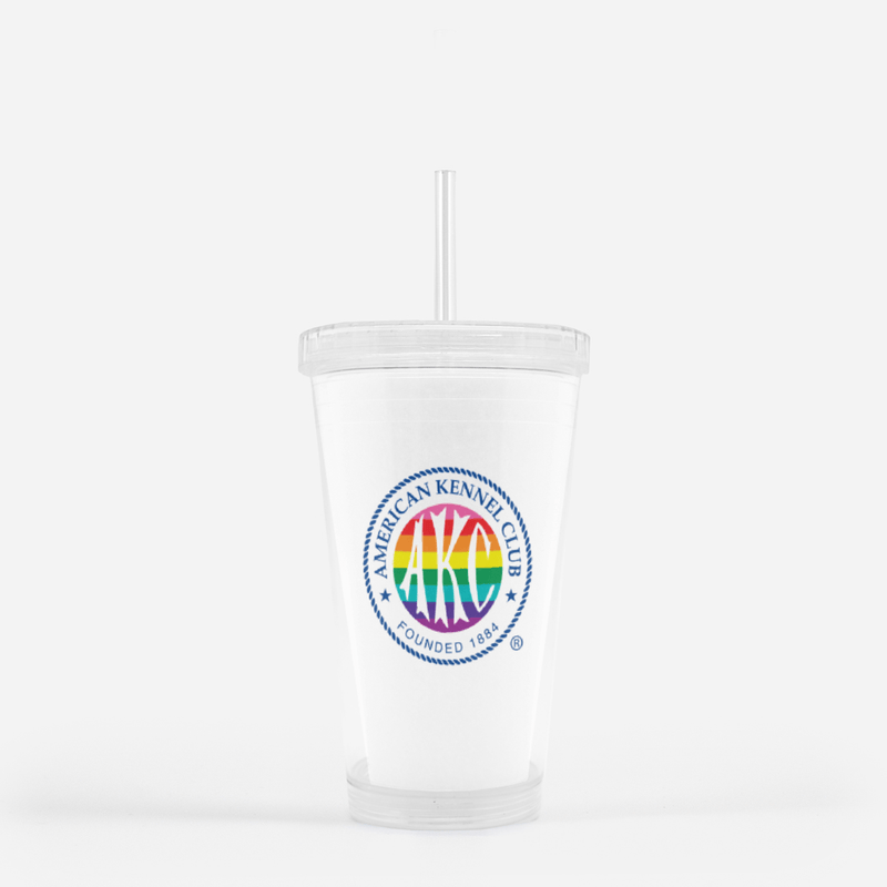 AKC Rainbow Logo Beverage Tumbler