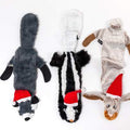 GWP Stuffing Free Dog Toy With Santa Hat