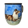 Australian Shepherd Hand-Painted Ceramic Mug