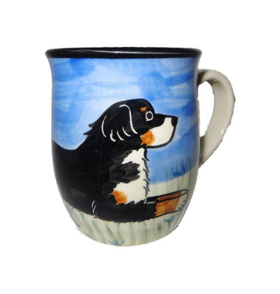 Bernese Mountain Dog Hand-Painted Ceramic Mug