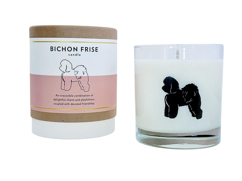 Bichon Frise Candle