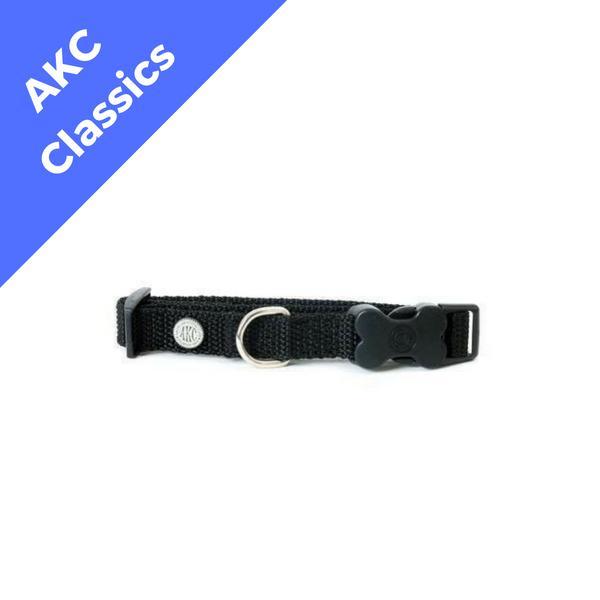 AKC Adjustable Nylon Dog Collar