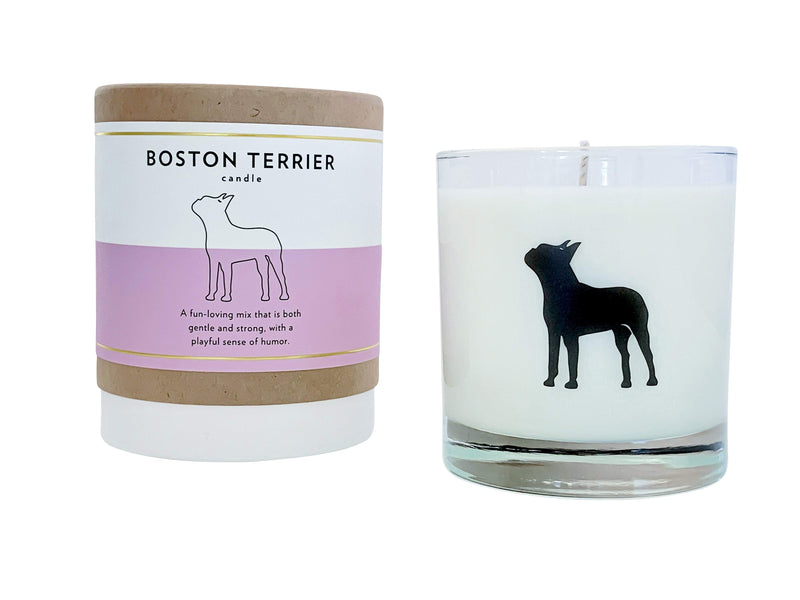 Boston Terrier Candle