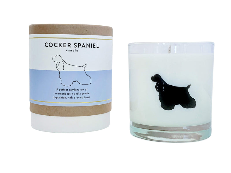 Cocker Spaniel Candle