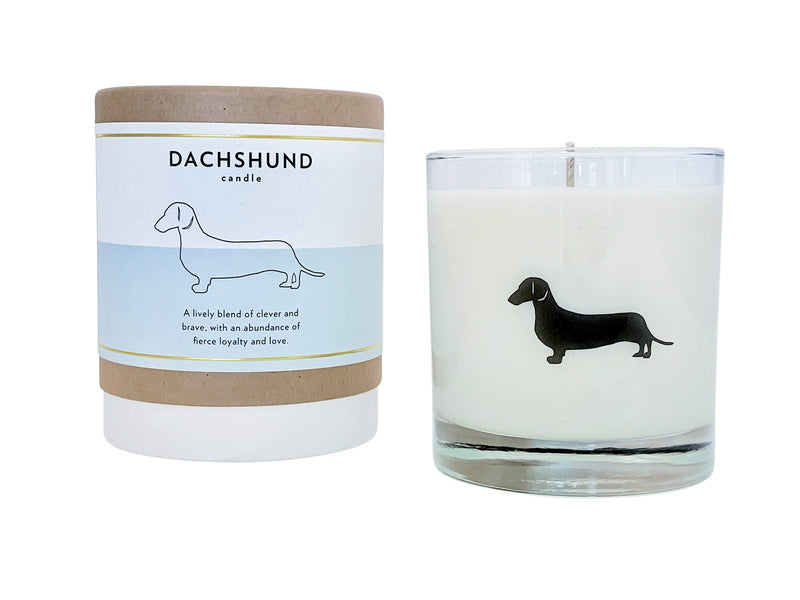 Dachshund Candle