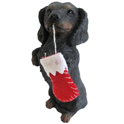 Dachshund, Black and Tan Sitting, Ornament