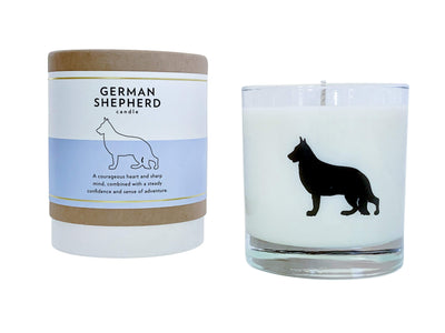 German Shepherd Dog Candle