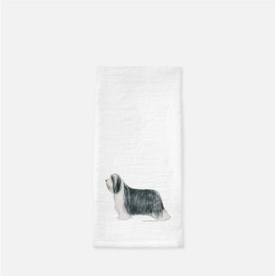 Bearded Collie Tea Towel
