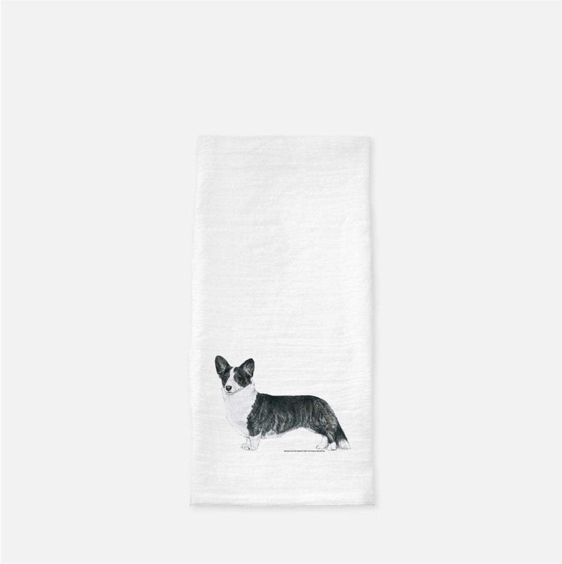 Cardigan Welsh Corgi Tea Towel