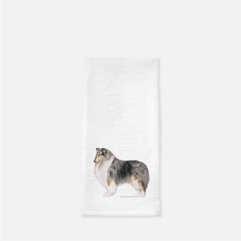 Rough Collie Tea Towel