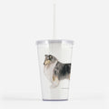 Rough Collie Beverage Tumbler